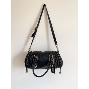 Cole Haan Vintage Collection H06 Black Barrel Bag